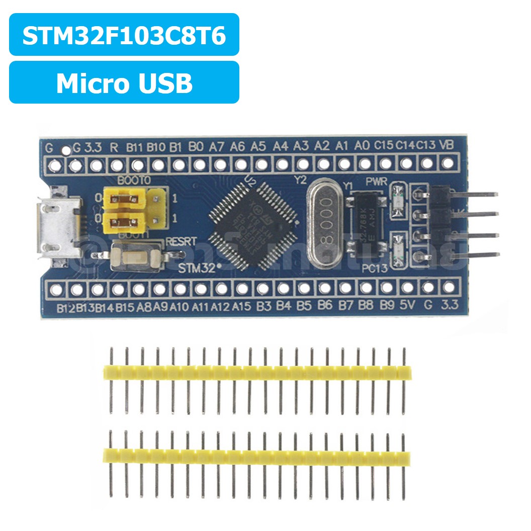 NA266 บอร์ด STM32F103C8T6 STM32 ARM Core Board Cortex-M3 Arduino Compatible Micro USB