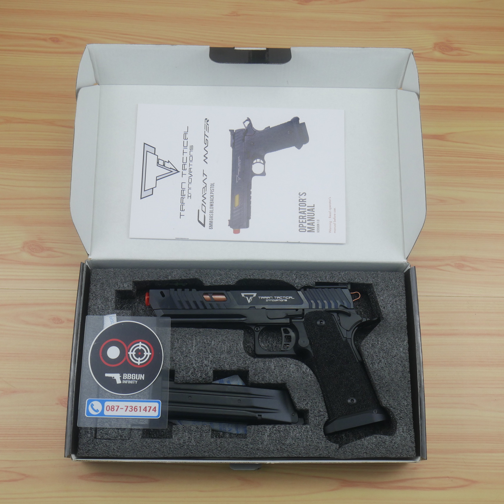 บีบีกันอัดแก๊ส Army Armament R614 JW4 TTI Pit Viper (CNC Version) BB GUN