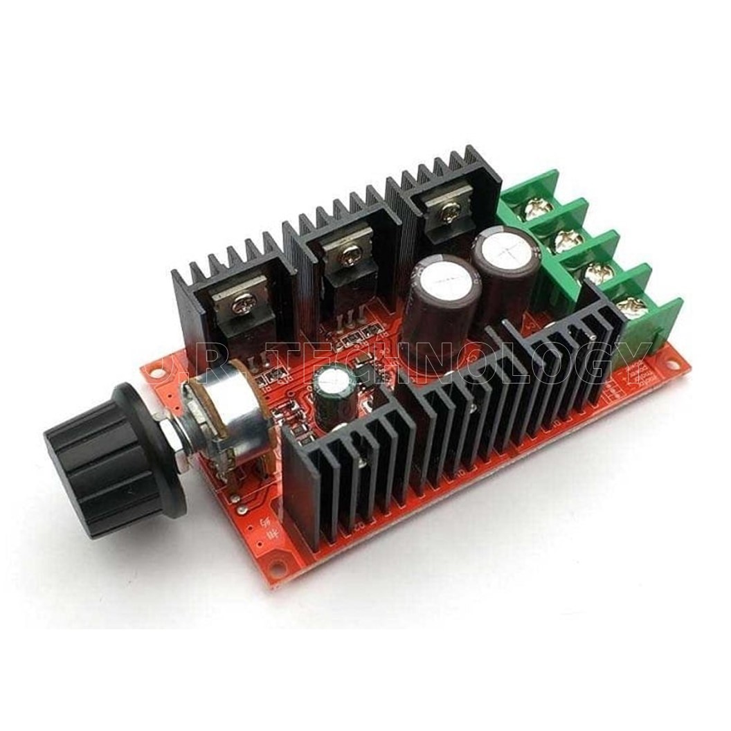 (1ชิ้น) NA621 ที่ควบคุมความเร็ว PWM มอเตอร์ ปรับค่าได้ DC Electronic Speeder PWM Motor Speed Controller (Input Voltage 9-50VDC 2000W 40A)