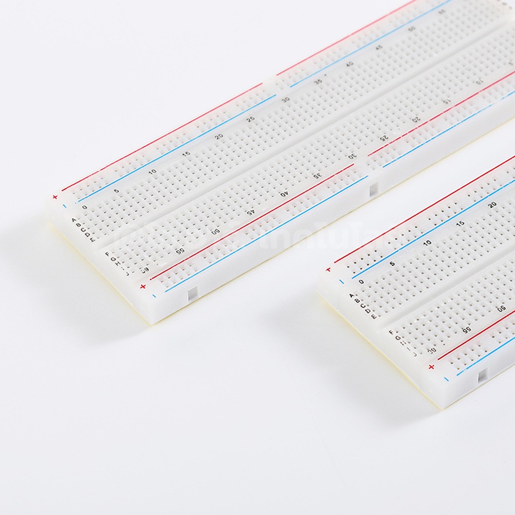 บอร์ดทดลอง 400จุด/830จุด/840จุด Breadboard Protoboard Solderless โฟโต้บอร์ด Bread board MB-102/GL-12 บอร์ดทดลองเล็ก/ใหญ่ 400/830/840Hole /โมดูลจ่ายไฟ 3.3V 5VDC