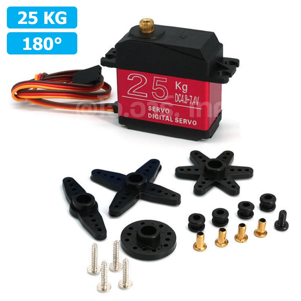 เซอร์โวมอเตอร์ 20/25/30/35/60kg 180/270องศา Digital Servo 20/25/30/35/60kg เซอร์โว
