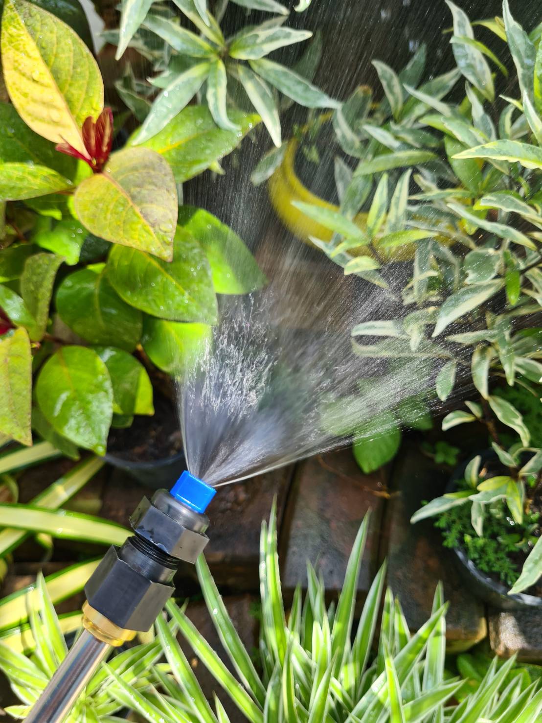 ชุดหัวฉีดทองเหลือง ผ่ากลาง