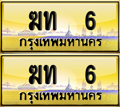ทะเบียน 6 ป้ายประมูล – ฆท 6 VIP จากกรมขนส่ง (12)