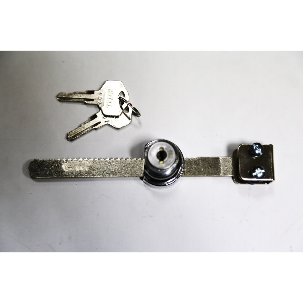 กุจแจล็อคกระจก ROYAL ของแท้ 100% (ราคารวมแวท กล่องละ 1 โหล) ญแจบานเลื่อน กระจกตู้สลับกระจก อุปกรณ์ล็อคประตูกระจกบานเลื่อน