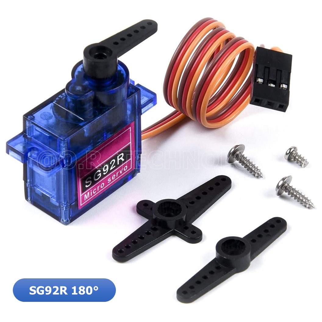 (1ชิ้น) AA171 เซอร์โวมอเตอร์ SERVO MICRO SG92R 2.5kg 4.8V 180 องศา