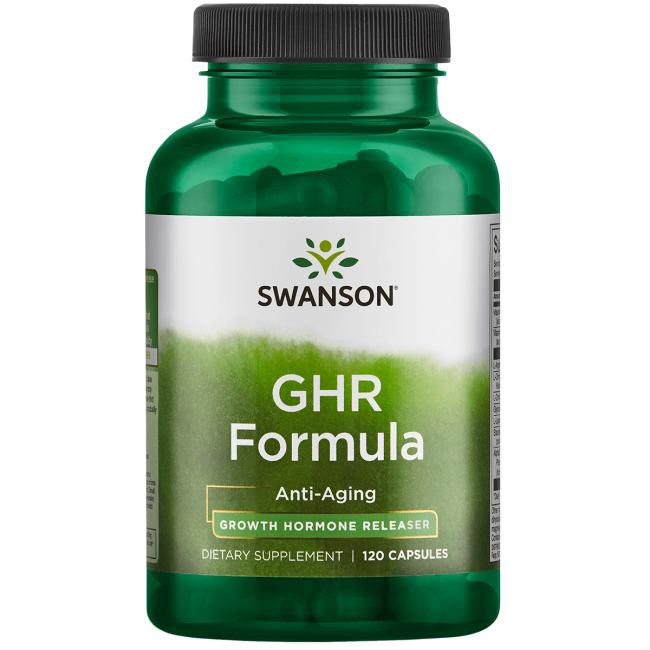 exp.06/2023 Swanson GHR Formula 120 capsules (Growth Hormone Releaser) อาหารเสริมโกรทฮอร์โมน จากอเมริกาค่ะ GHR complex