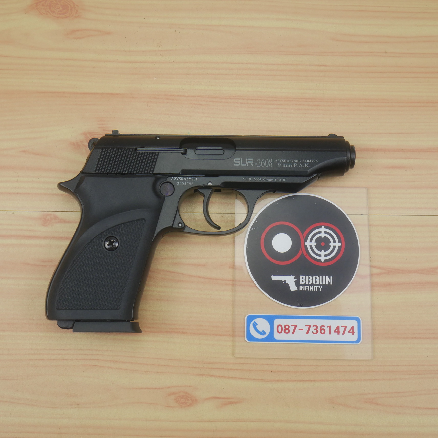 แบลงค์กัน SUR 2608 Black สีดำ Blank Gun