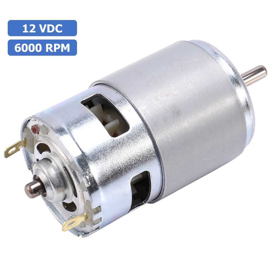 (1ชิ้น) JB181 มอเตอร์ 775 12VDC 6000RPM มอเตอร์ความเร็วสูง มอเตอร์สว่าน แกนขนาด 5mm DC Motor 775 D Shaft