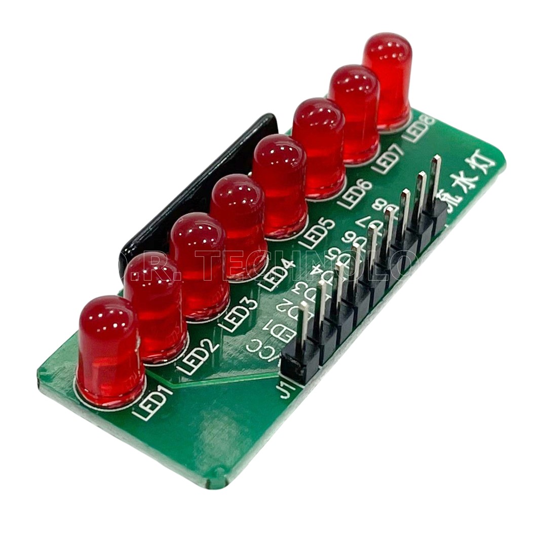 (1ชิ้น) NA103 โมดูล หลอดไฟ LED 8 ดวง 8 LED light MCU module