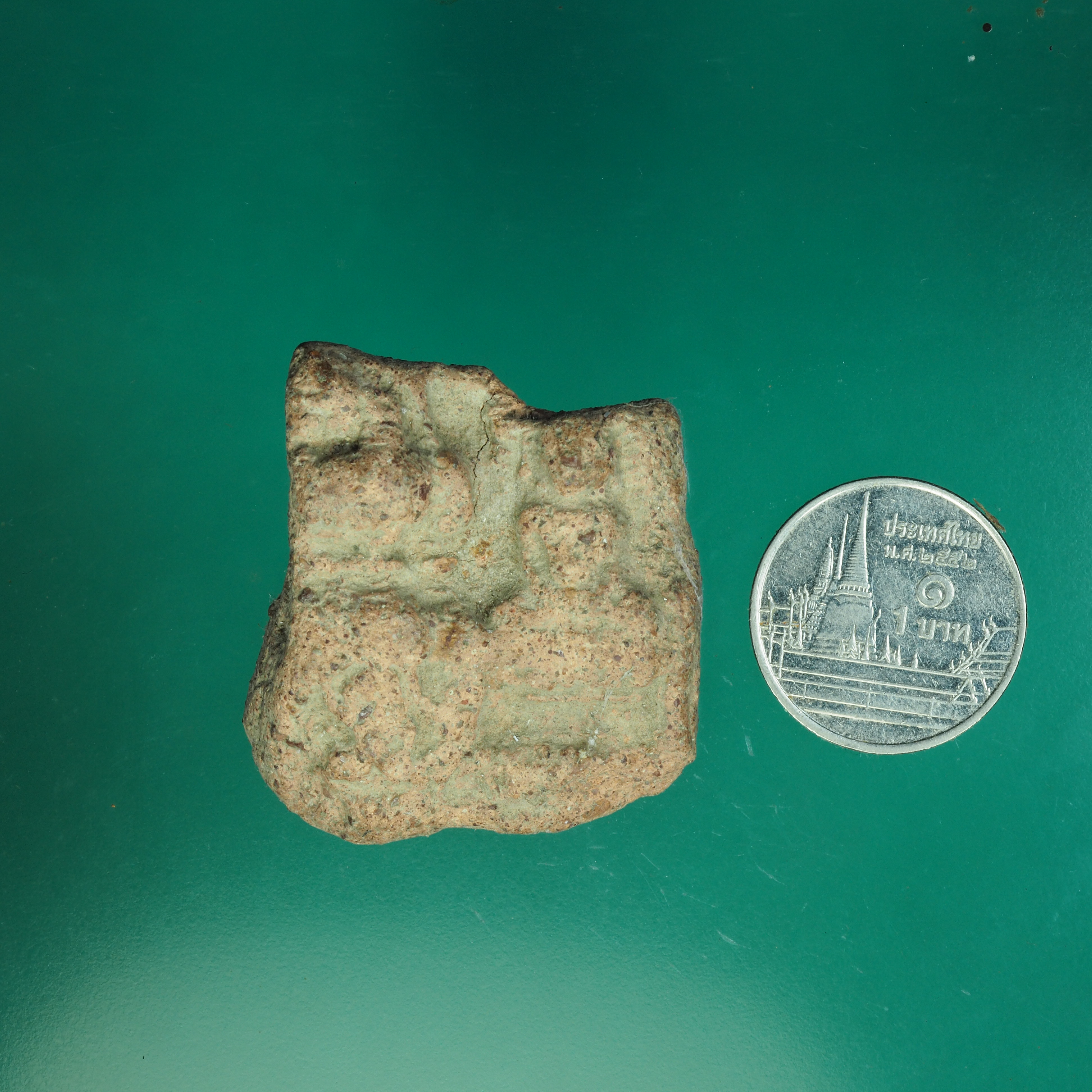 *30700 พระแผงปางปาฏิหาร์ย กรุกำแพงเพชร เนื้อดิน เก่า 13