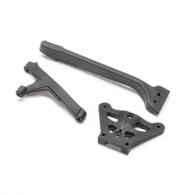 LOS-1243 Chassis Brace Set: 8XE RTR, 8XTE RTR