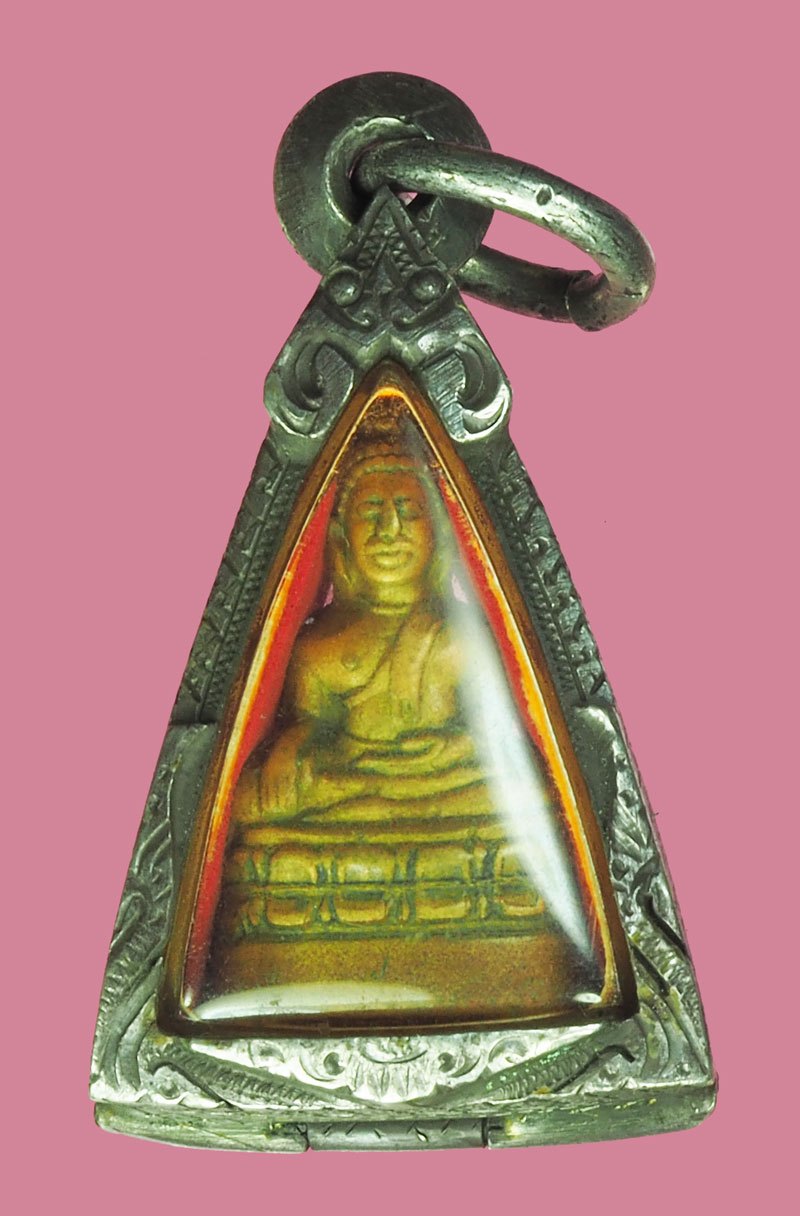 *39111 พระกริ่งหลวงพ่อโต วัดบางพลี ประมาณปี 2500-2508 พร้อมตลับเงิน 7