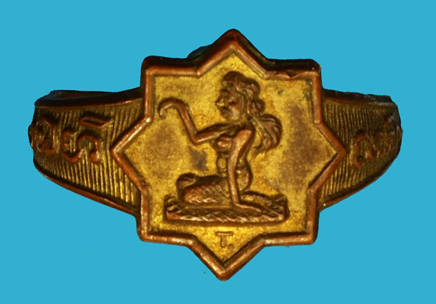 ขายแล้ว*36002 แหวนนางกวักกระหลั่ยทอง หลวงพ่อรุ่ง วัดท่ากระบือ ออกวัดสวนส้ม ปี 2500 สมุทรสาคร 79