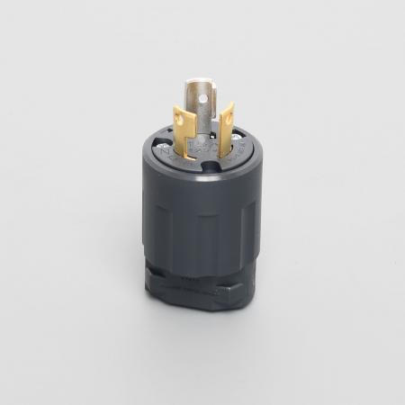 3112N-L5 NEMA L5-15 AMERICAN DENKI ปลั๊กตัวผู้ขาล็อก 2P(2P,3W GND) 15A 125V