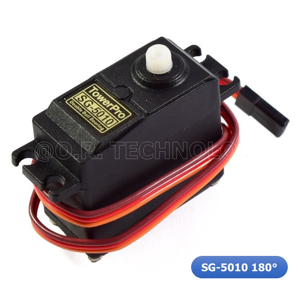 (1ชิ้น) AA172 เซอร์โวมอเตอร์ RC Model SG-5010 38g 180 องศา High Speed & Torque R/C Hobby Coreless Servo