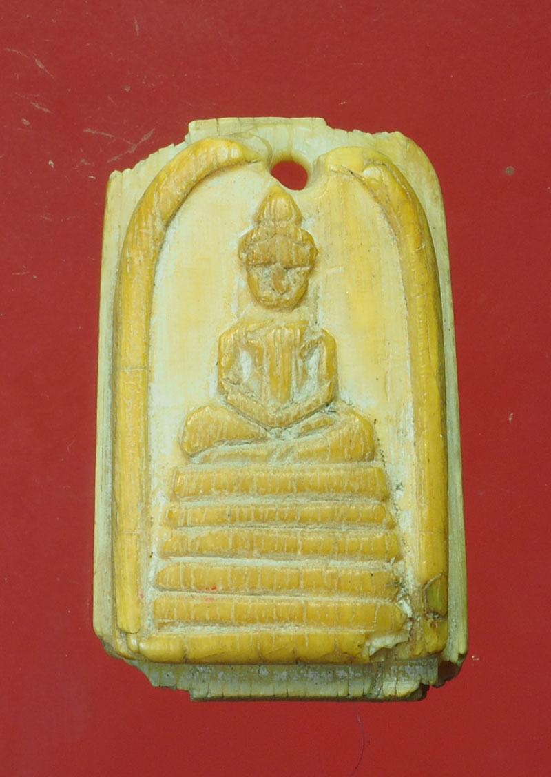 *30312 พระสมเด็จแกะ ไม่ทราบที่ เก่าเหลืองแห้งเป็นธรรมชาติมาก 12