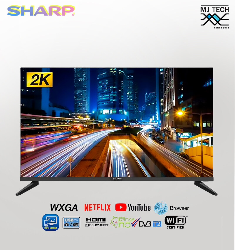 SHARP HD SMART TV สมาร์ททีวี ทีวี ขนาด 32 นิ้ว รุ่น 2T-C32EF2X
