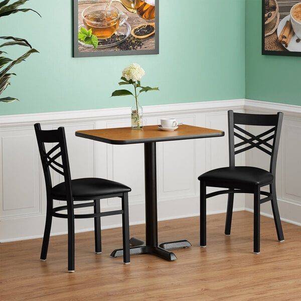 ขาโต๊ะสำเร็จรูปเหล็กทรงกากบาท สีดำ รุ่นยอดนิยม Popular Black Cross Table Base