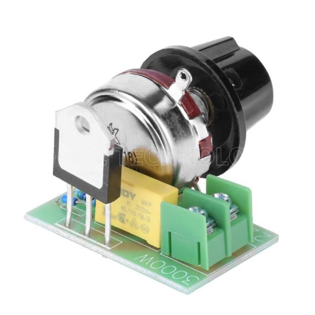 (1ชิ้น) NA115 ไทริสเตอร์ แผงควบคุมความเร็ว แสง อุณหภูมิ โมดูลควบคุมแรงดันไฟฟ้า ตัวปรับลดความเร็วสำหรับมอเตอร์ Thyristor Power Electronic Voltage Regulator 3000W 220VAC to 0-220VAC