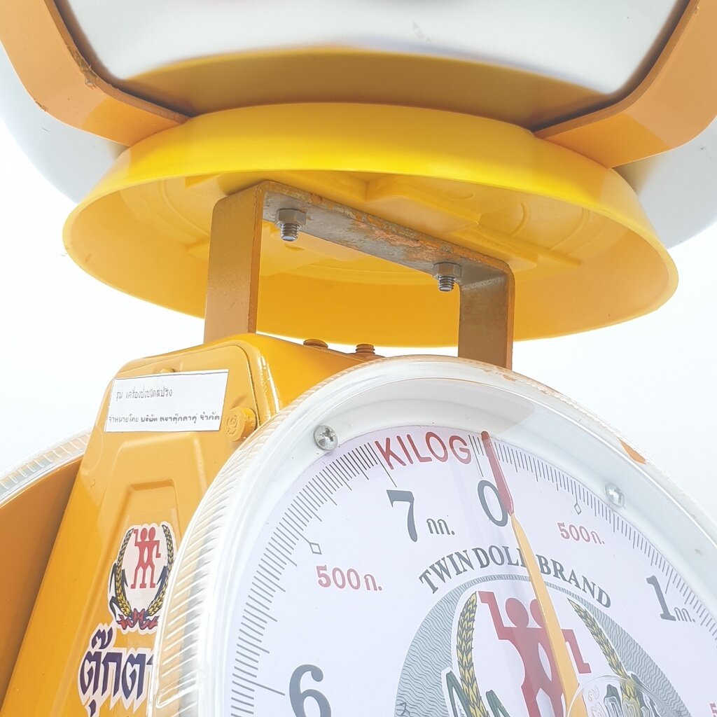 เครื่องชั่งตราตุ๊กตาคู่แท้ ขนาด 3,7,15,20 กก. จานกลม เครื่องชั่งมาตรฐาน