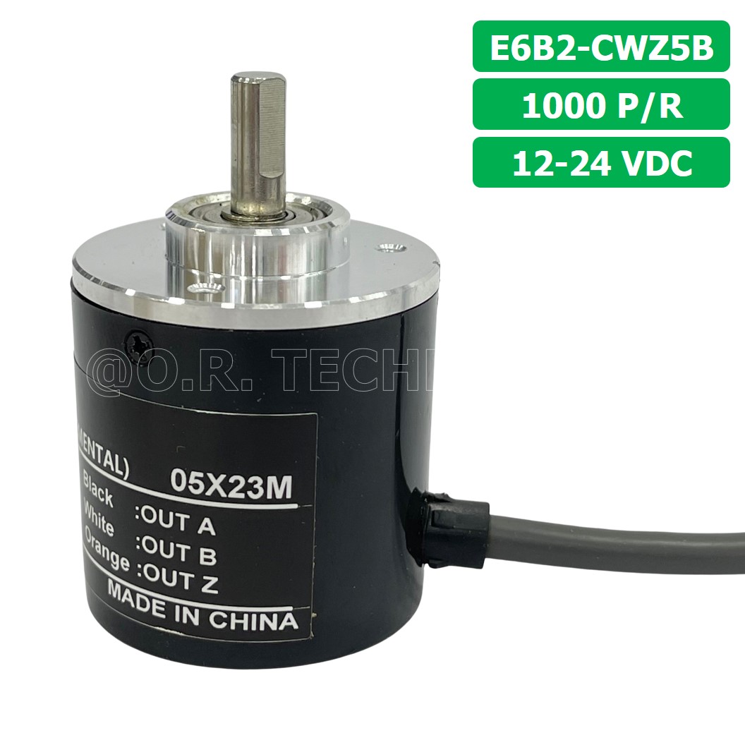 (1ชิ้น) E6B2-CWZ5B 1000P/R 12-24VDC โรตารี่เอ็นโค้ดเดอร์ ROTARY ENCODER (INCREMENTAL)