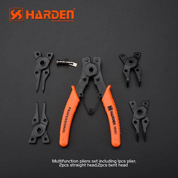 HardenChrome Vanadium Circlip Plier Set 5PCS คีม ถ่างแหวน ขนาด 4.5 นิ้ว รุ่น 560501