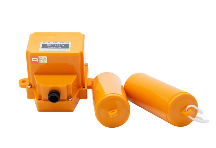 DSF-202W สวิทช์ลูกลอยปั๊มน้ำ ชนิด 2 ลูกตุ้ม ชนิดใช้กับน้ำ FLOAT SWITCH “DAESAN”