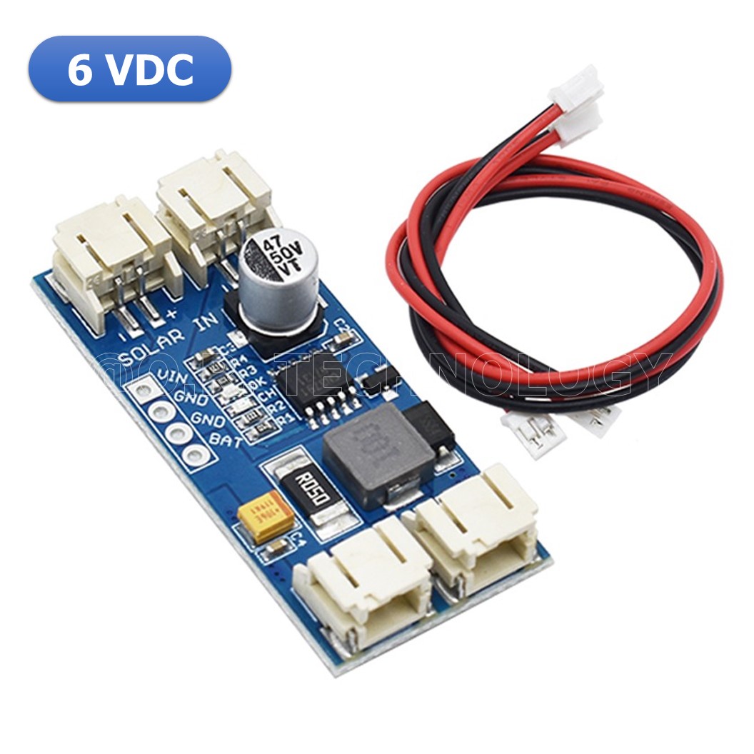 (1ชิ้น) NA641 โมดูลชาร์ตแบตเตอรี่ ลิเธียม ที่ชาร์จโซล่า CN3791 MPPT Solar Charger Module 6VDC to 3.7-4.2VDC 2A