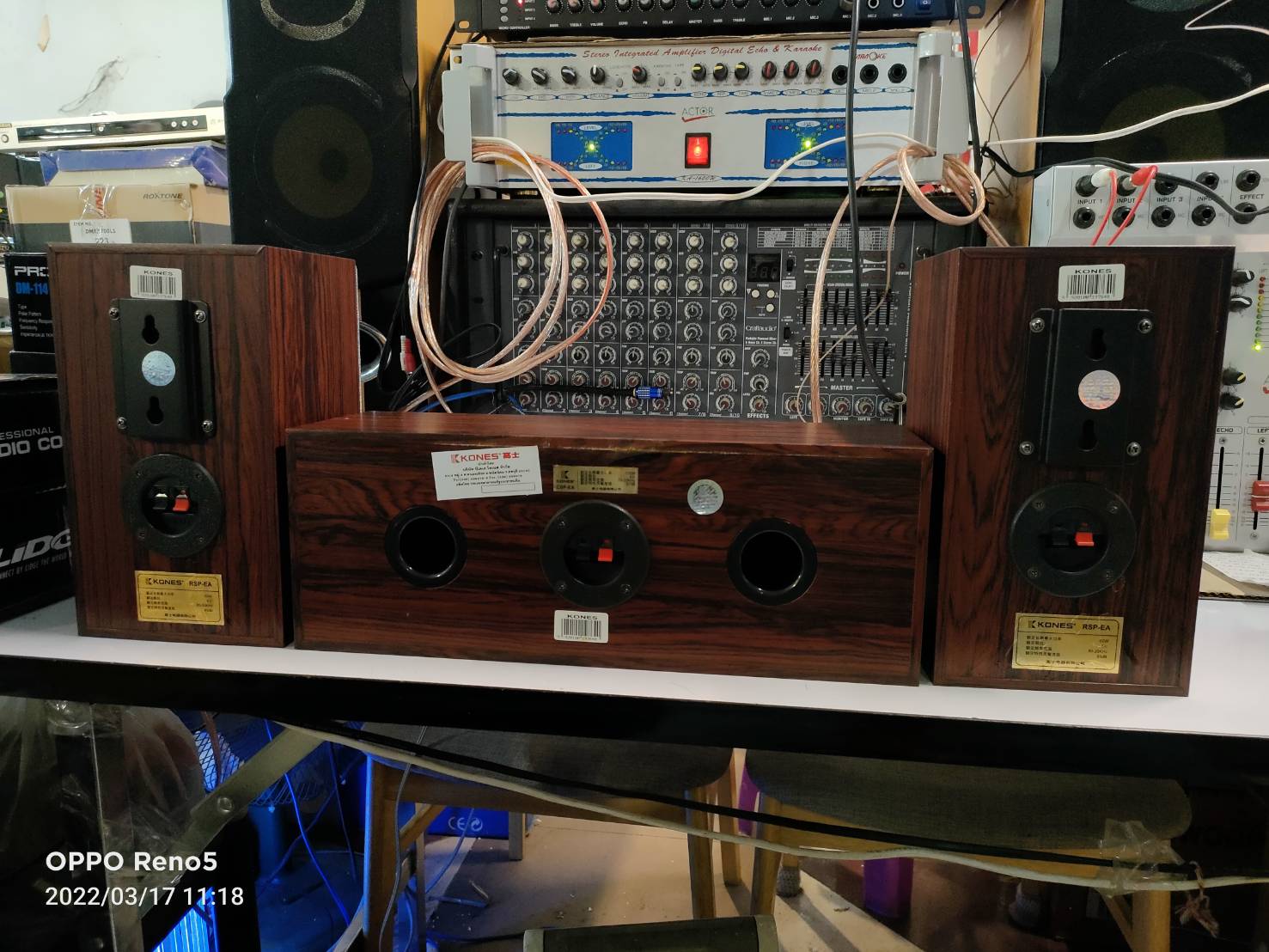 KONES ลำโพง CENTER + SURROUND CSP-EA RSP-EA