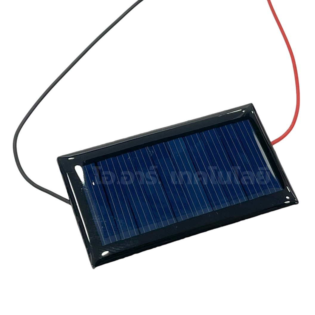 แผ่นโซล่าเซลล์ ขนาดเล็ก พร้อมสาย สำหรับงานประดิษฐ์ Mini Solar cell with cable DIY kit แผงโซล่าเซลล์ พลังงานแสงอาทิตย์ การทดลอง