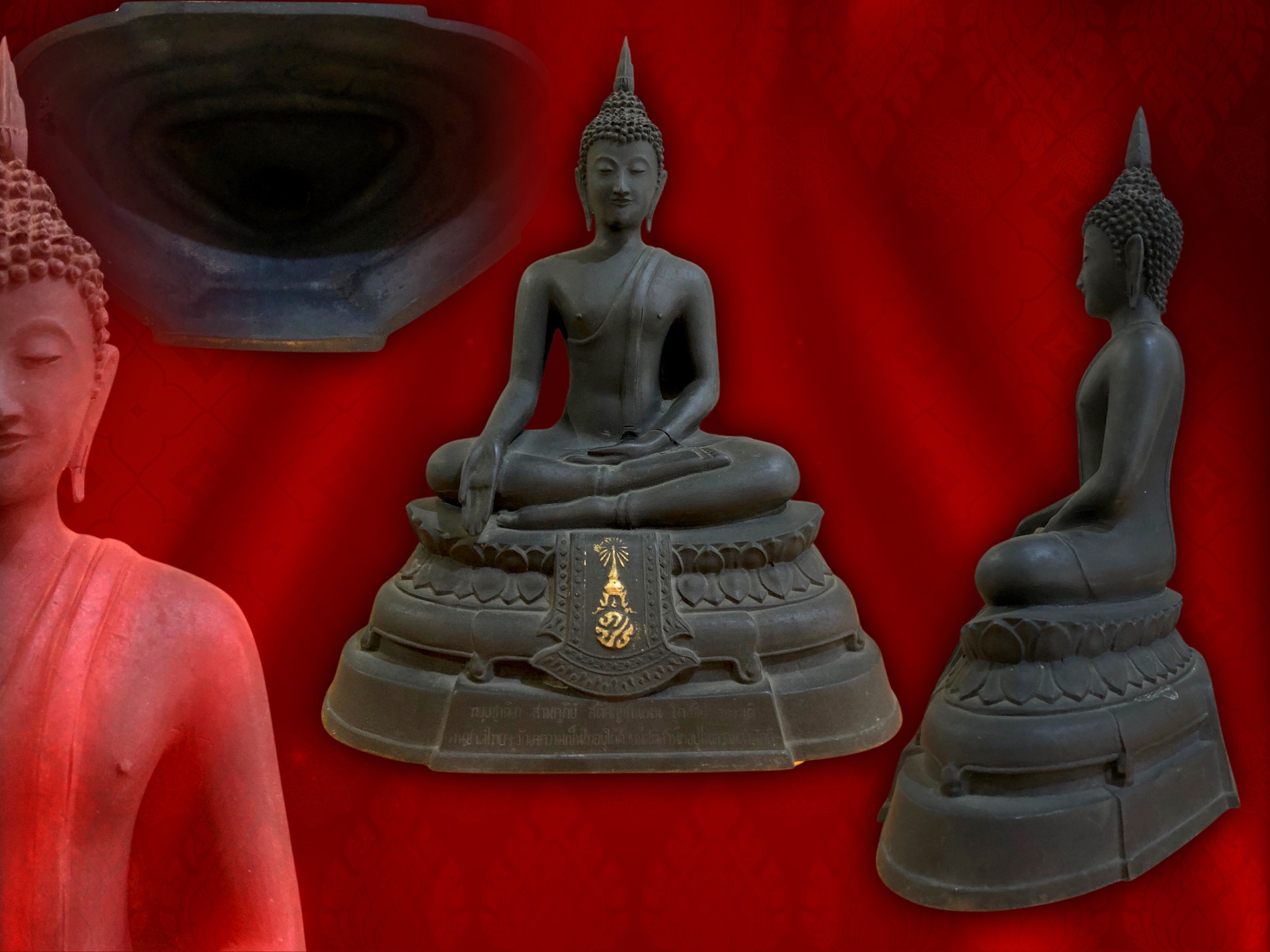 พระบูชา ภปร. 2508 วัดบวรนิเวศวิหาร ขนาดหน้าตัก 5 นิ้ว ในหลวง รัชกาลที่ 9 เสด็จทรงเททอง พระเกจิคณาจารย์ ทั่วประเทศรว่มพิธีมหาพุทธาภิเศกอย่างยิ่งใหญ่ องค์นี้ หมายเลข No. 2 15767 เลขสวยครับ