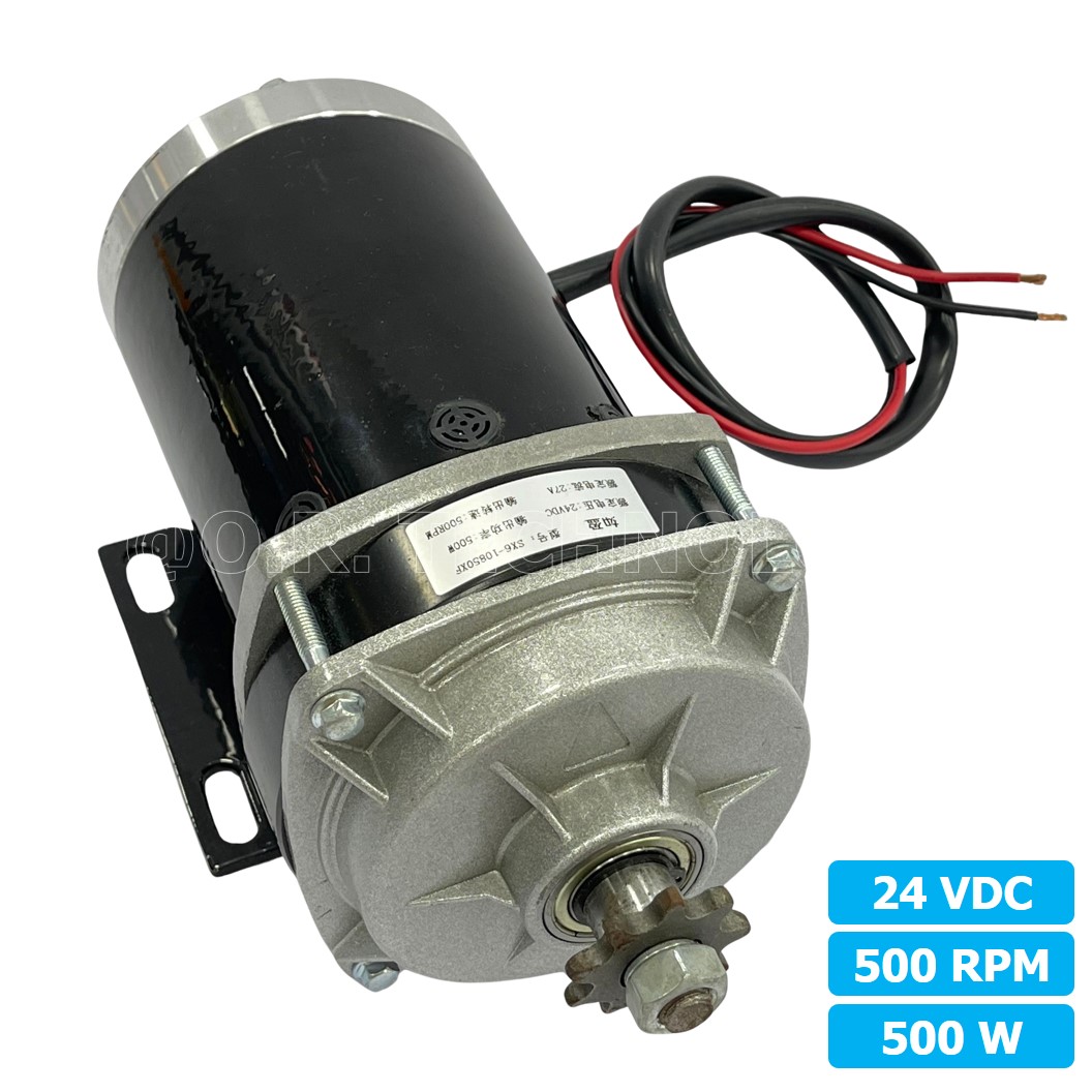 (1ชิ้น) SX6-10850XF มอเตอร์เกียร์ มอเตอร์ทดเฟือง 500W 24VDC 500RPM Gear Brushed Motor