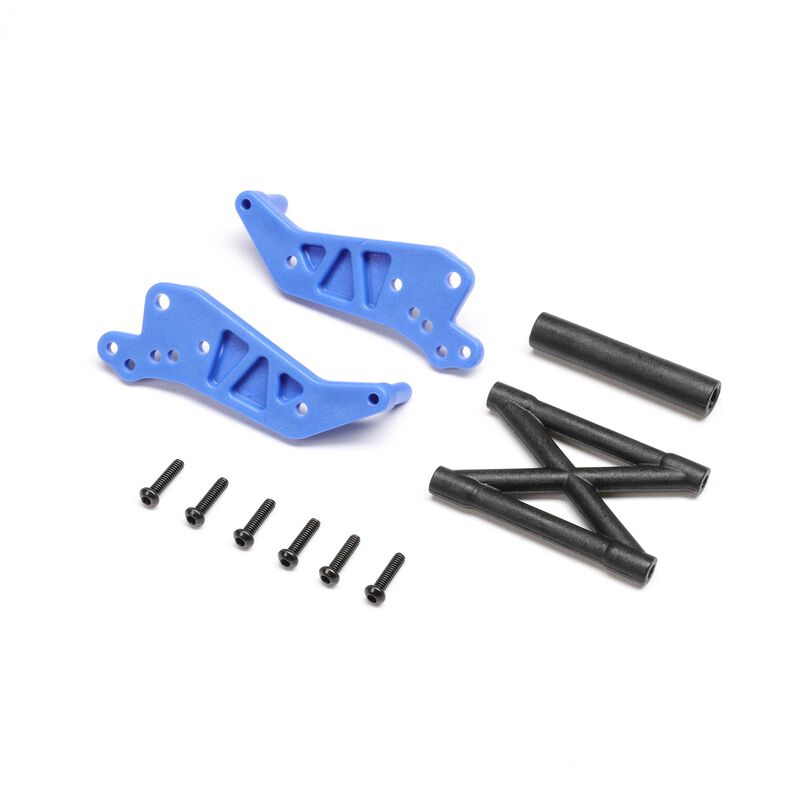 LOS211046 Wheelie Bar Set, Blue: Mini LMT