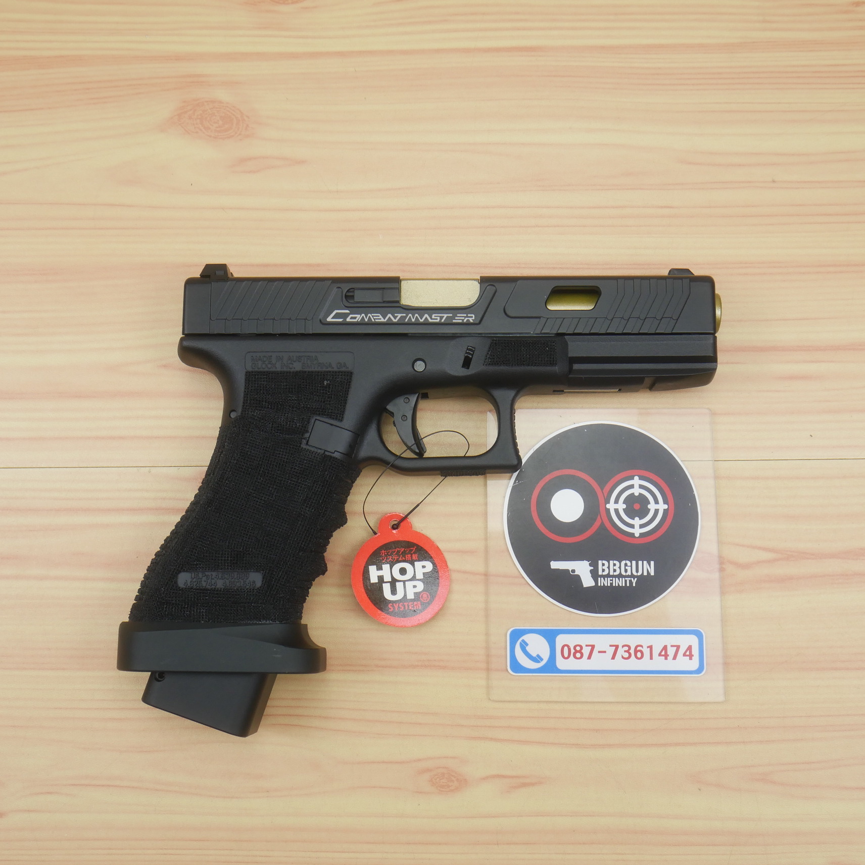 บีบีกันอัดแก๊ส Double Bell 769Z - Glock 17 TTI Combat Master BB GUN