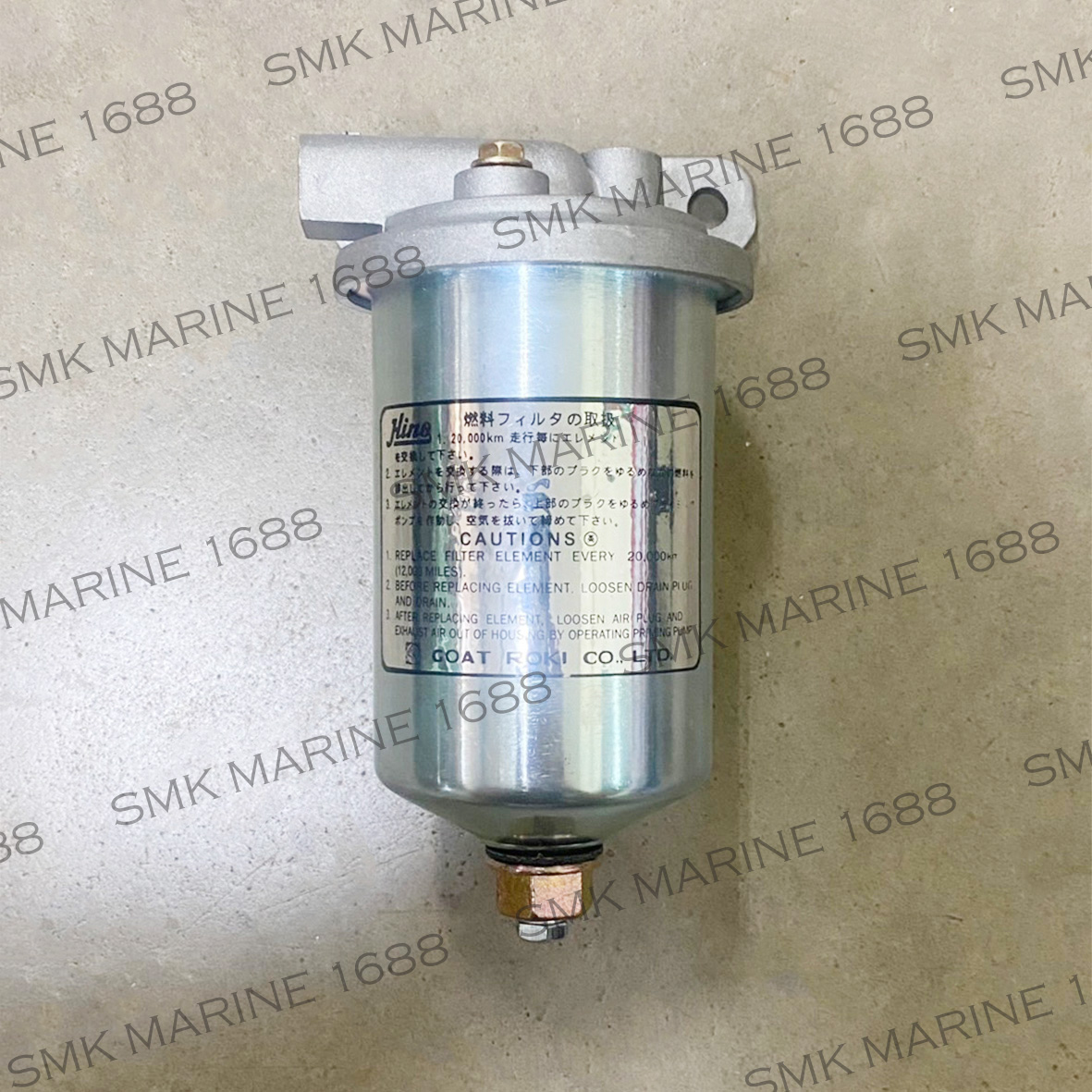HINO EH700 830101190 Oil Filter Element Housing + Cover / เสื้อกรองน้ำมันโซล่า+ถ้วยกรอง