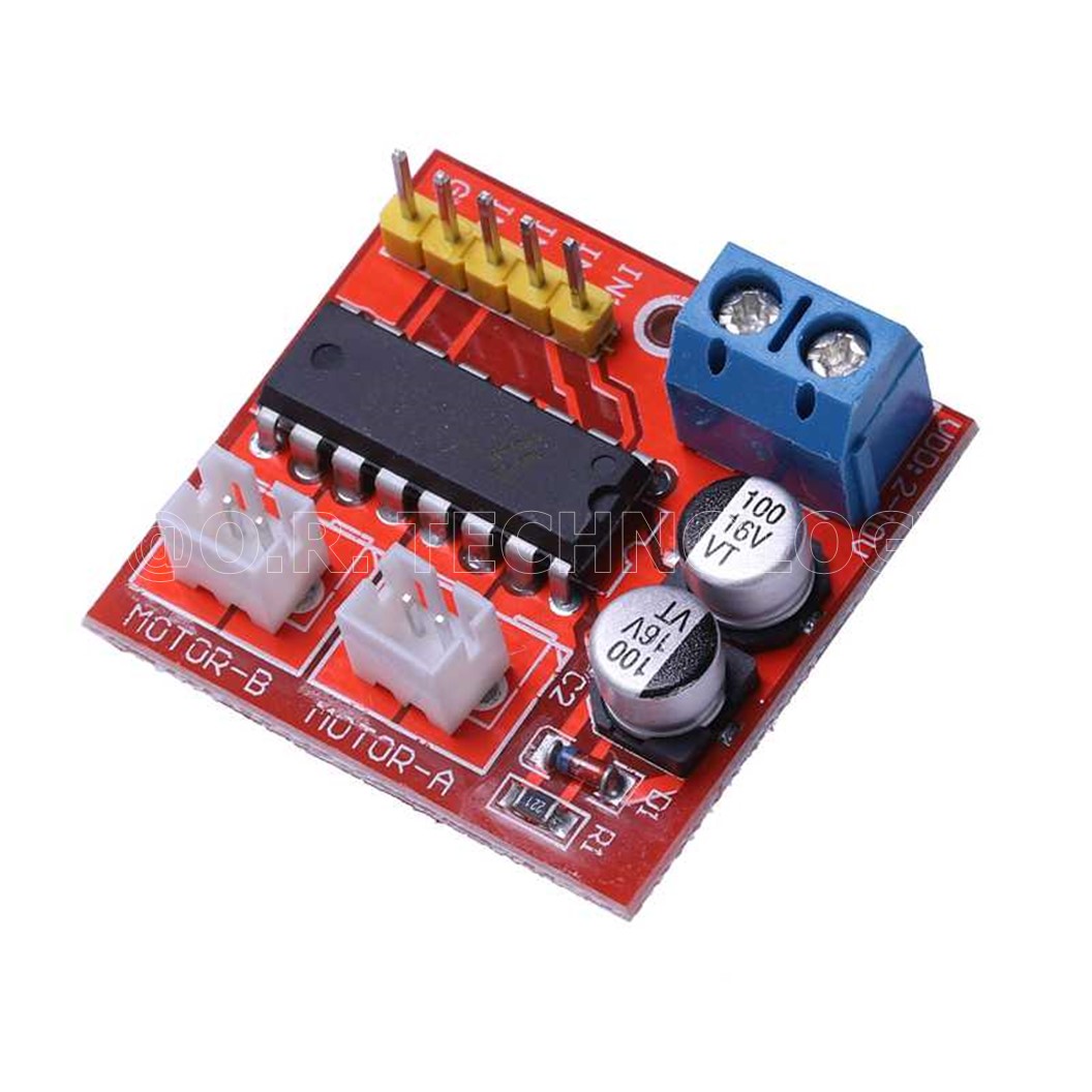 (1ชิ้น) AA473 โมดูลขับมอเตอร์ สเต็ปเปอร์มอเตอร์ บอร์ดไดรเวอร์ 2.5A Dual Bridge Brushed DC Motor Drive Controller Board Module