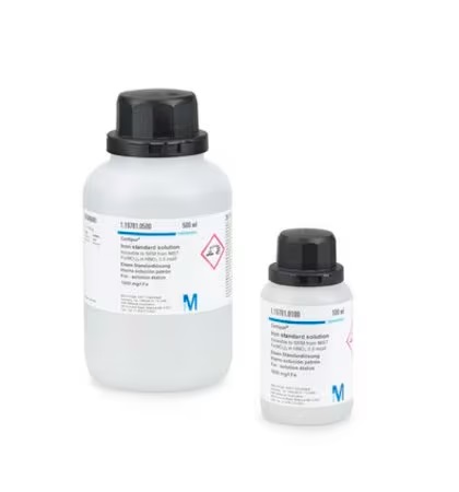 170238 Sodium standard solution traceable to SRM from NIST NaNO₃ in HNO₃ 0.5 mol/l 1000 mg/l Na Certipur®