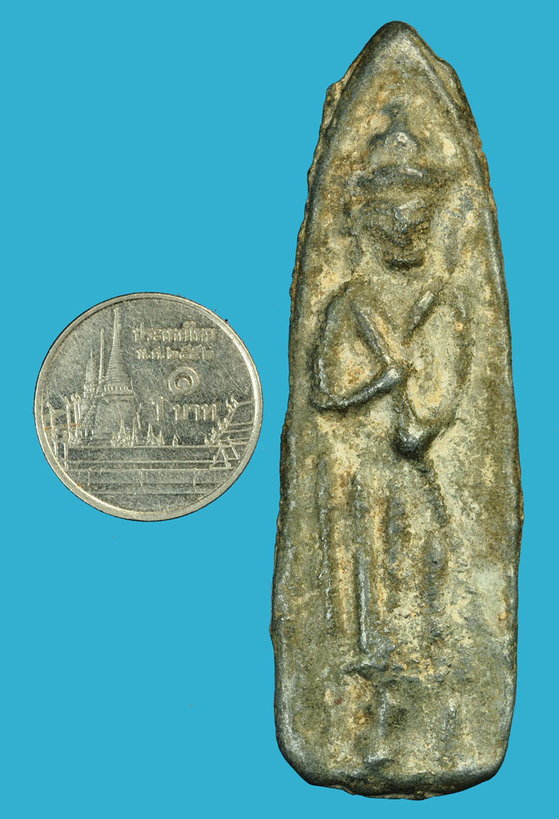 *35813 พระเถรกวาดลาน เนื้อชินเขียวเก่า ไม่ทราบที่ 13