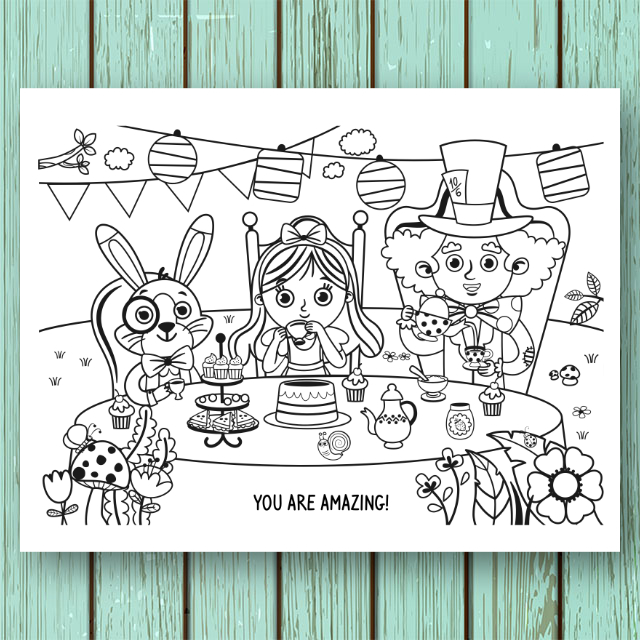 สมุดระบายสี You Are Amazing! พร้อมคำพูดให้กำลังใจอันแสนอบอุ่น