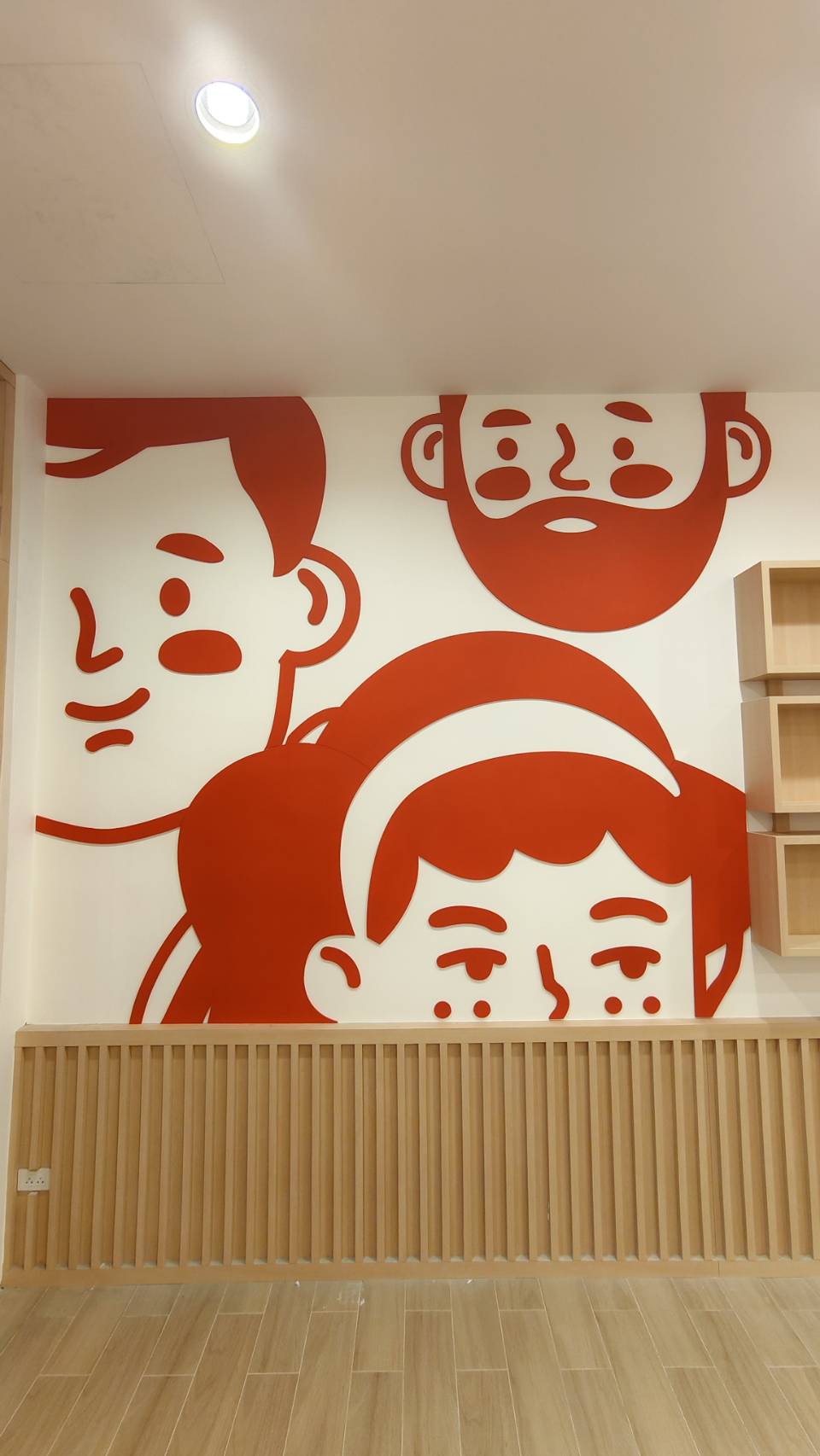 งานสติ๊กเกอร์ตกเเต่งร้าน " น้ำหวาน มิลล์บาร์ "