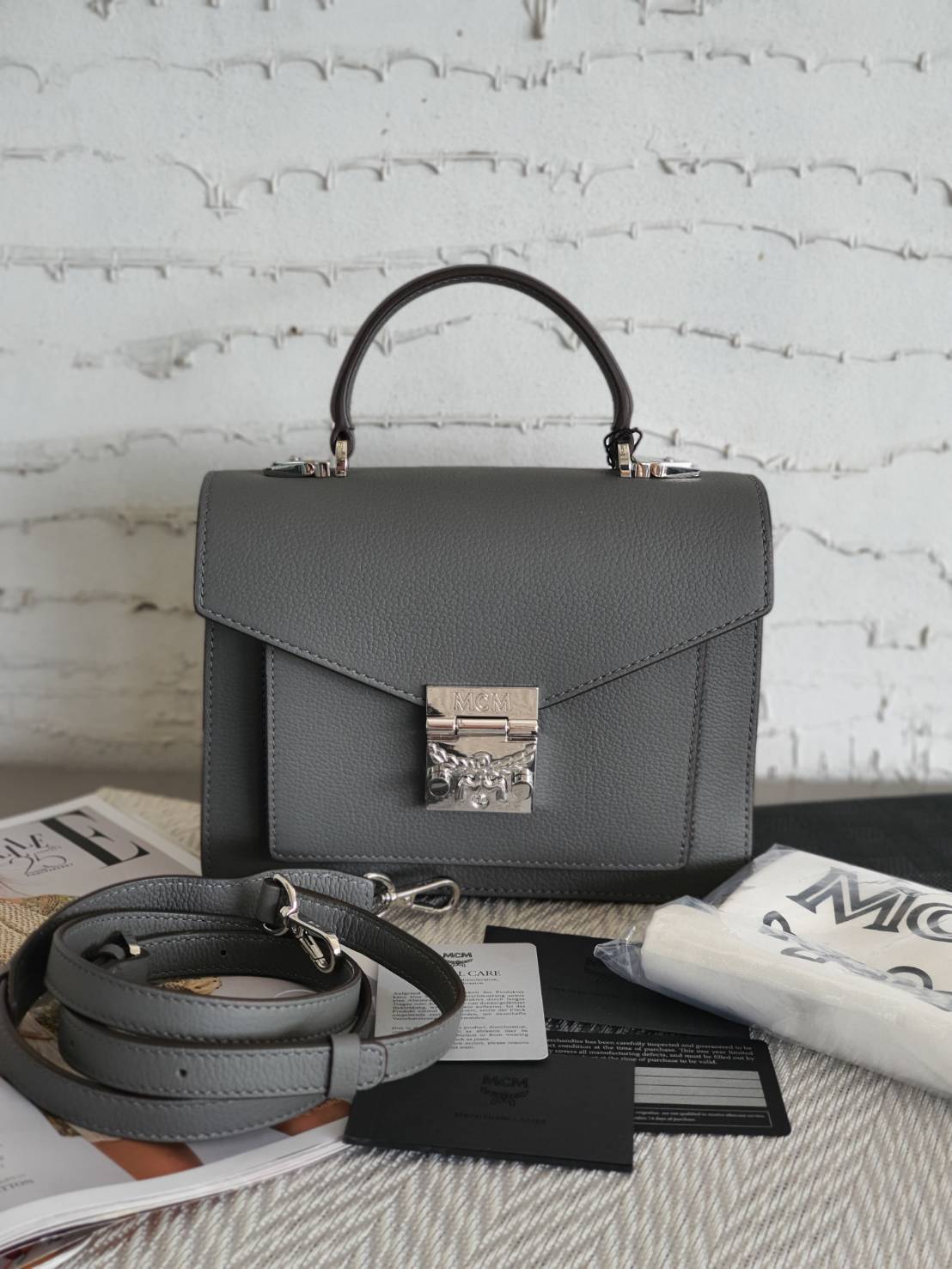 MCM Small Satchel