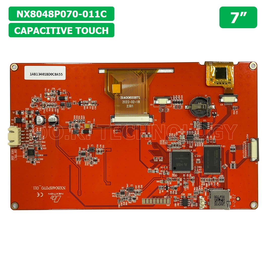 AA647 หน้าจอ Nextion NX8048P070-011C 7 Inch 65K Capacitive Touch Screen Man machine Interface HMI Kernel Enhanced Version หน้าจอสัมผัส