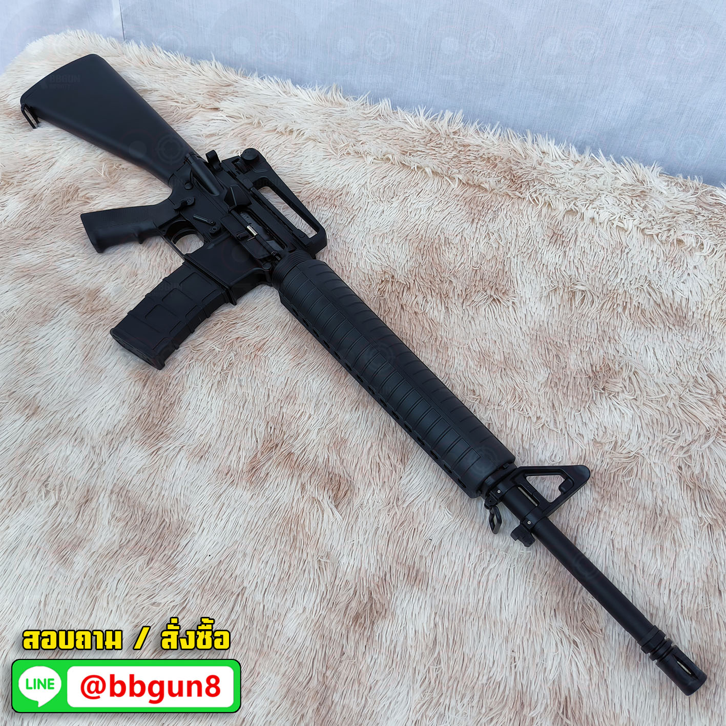 บีบีกันอัดแก็ส M16 A2 ระบบแก๊ส GBBR บอดี้โลหะ Golden Eagle MC 6610 M BB GUN