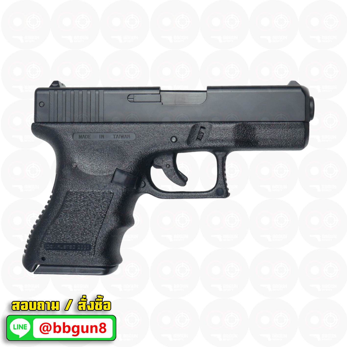 ปืนอัดลมสปริงชักยิงไต้หวัน HFC HA-119 Glock 19 Full marking