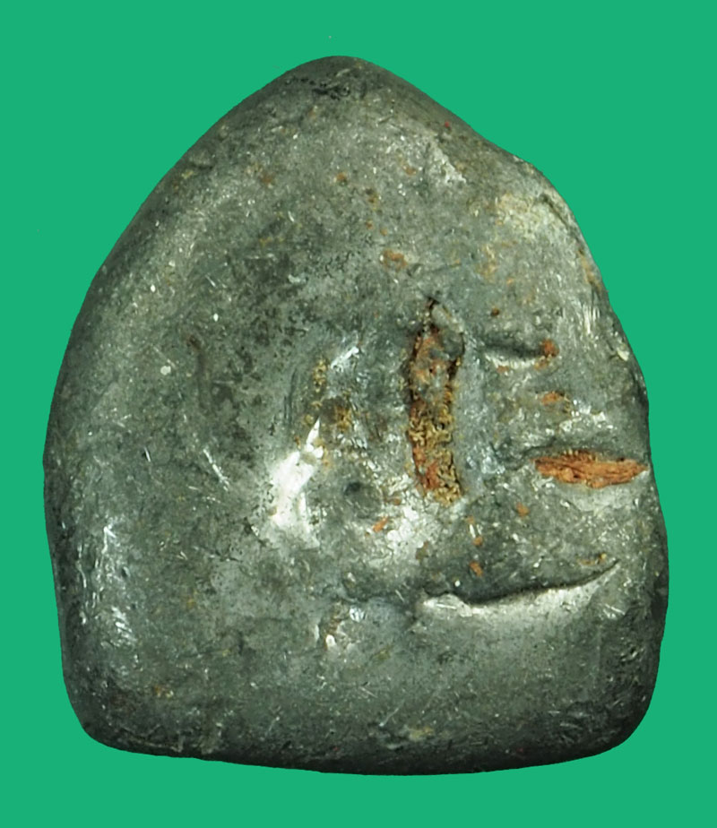 *37110 พระหลวงพ่อโต เนื้อชินตะกั่ว เก่่าพอมีอายุ ไม่ทราบที่และปีสร้าง 8