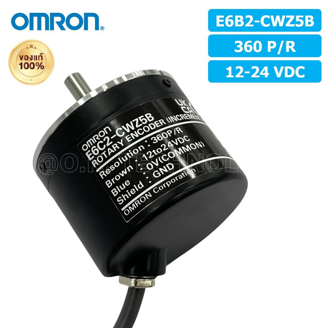 (1ชิ้น) OMRON ของแท้ E6B2-CWZ5B 360P/R 12-24VDC โรตารี่เอ็นโค้ดเดอร์ ROTARY ENCODER (INCREMENTAL)