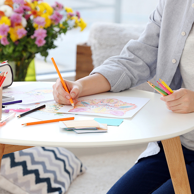 สมุดระบายสีดอกไม้ Bloom (Flowers Coloring Book) พร้อมคำคมสร้างแรงบันดาลใจ