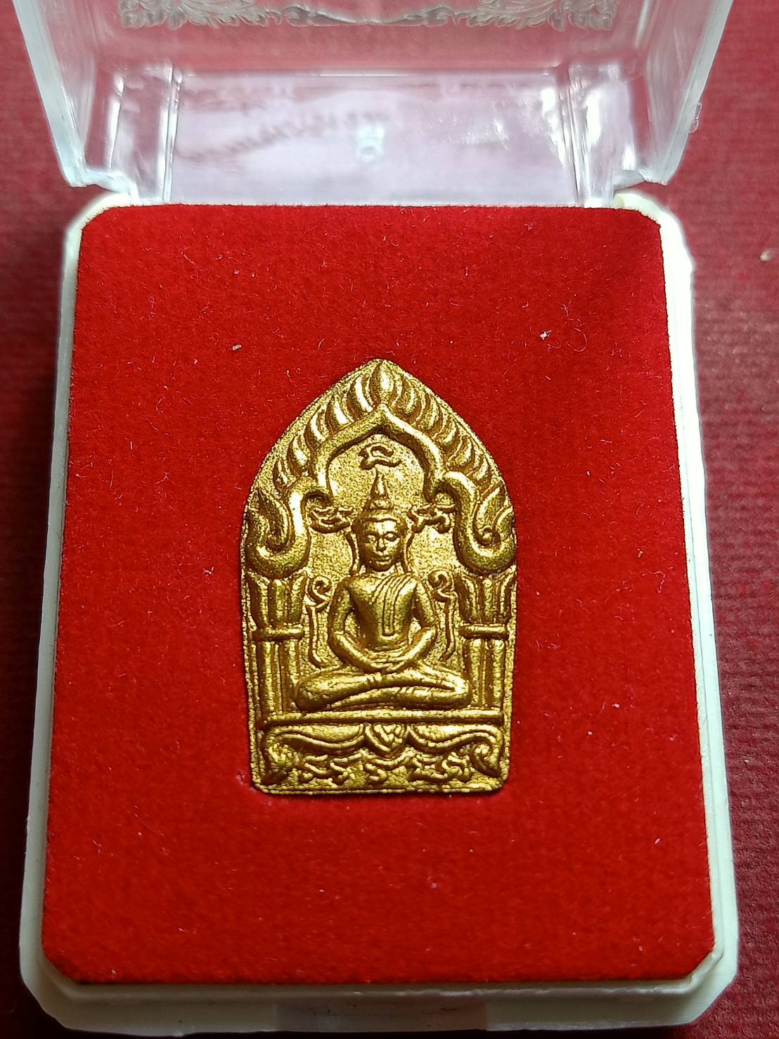 พระขุนแผนพรายกุมาร หลวงพ่อสาคร วัดหนองกรับ จ.ระยอง พร้อมกล่อง (SKU-09365)