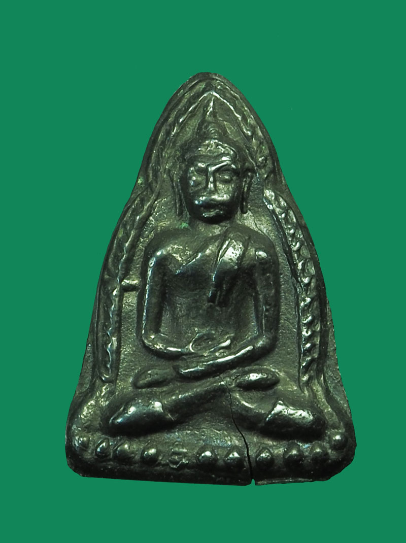 ขายแล้ว*32414 พระพุทธชินราช หลังยันต์ หลวงพ่อเงิน วัดดอนยายหอม เนื้อเมฆพัทร นครปฐม 36