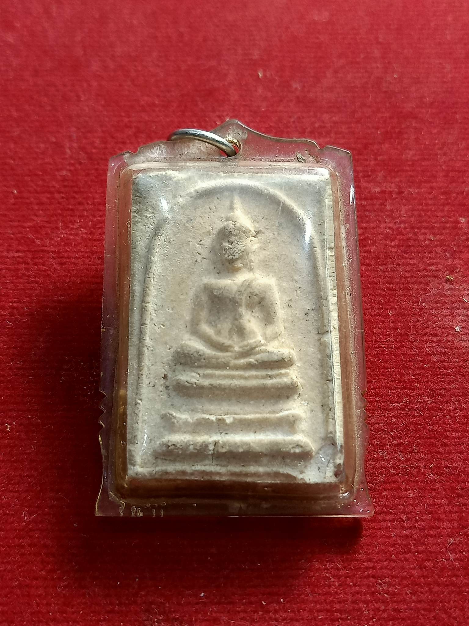 สมเด็จหลวงพ่อเณร เสาร์ ๕ ฝังตะกรุด วัดชิโนรส ปี 12 กทม (SKU-01107)